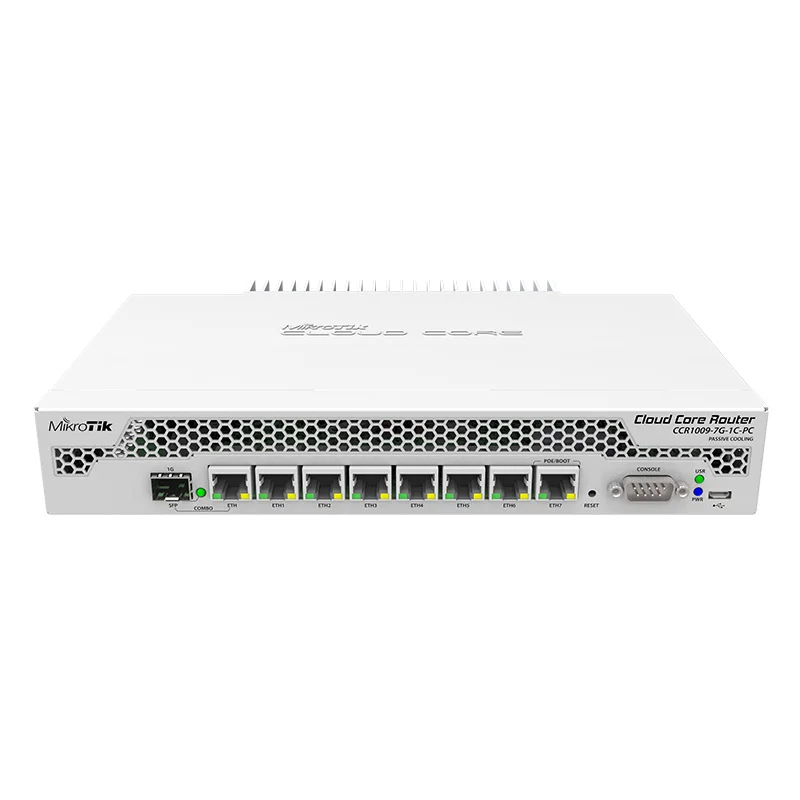 

Товары в наличии, MikroTik CCR1009-7G-1C-PC 9-ядерный, полная тысяча м оптических портов, интеллектуальный радиопередатчик