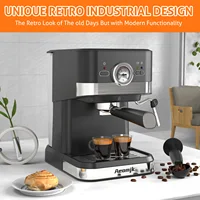 Italian Semi-automatic Coffee Machine Concentrated High Pressure Extraction Milk Foam Coffee Machine 1