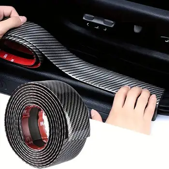 Car Bumper Guard Strip – Carbon Fiber Look 1