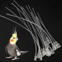 10pcs Pet Feeder Small Animal Cat Dog Pigeon Parrot Birds Feeding Water Needle Tube Liquid Injection Hose Plastic Supplies 1