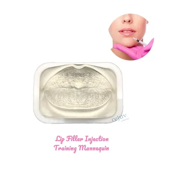 Riempitore per labbra trasparente Manichino per iniezione Pratica del tatuaggio Labbra Pratica per trucco Modello realistico per labbra stimolate