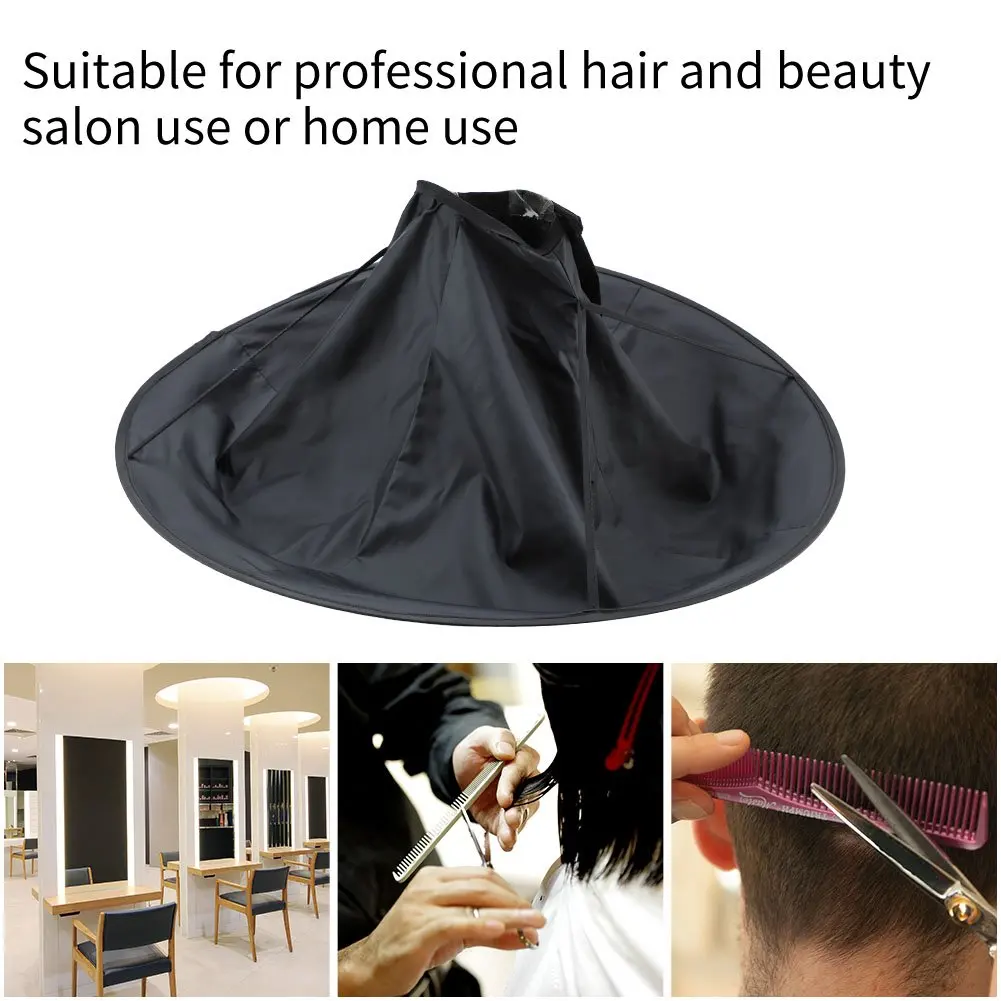 Haircut Cape Professional Barber Foldable Umbrella Waterproof Hairdressing DIY Tools