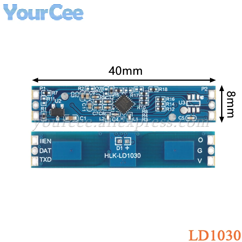 5 Stuks 24G MmWave HLK-LD2410C Radarsensor voor Menselijke Aanwezigheid