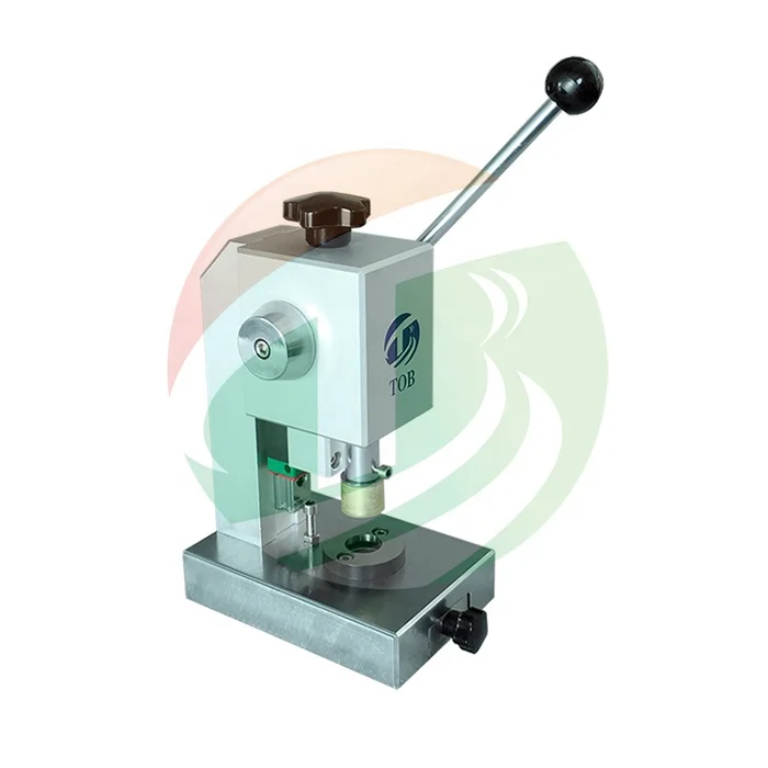 

High Precision Coin Cell Battery Press Disc Cutter Manual Punching Press Machine