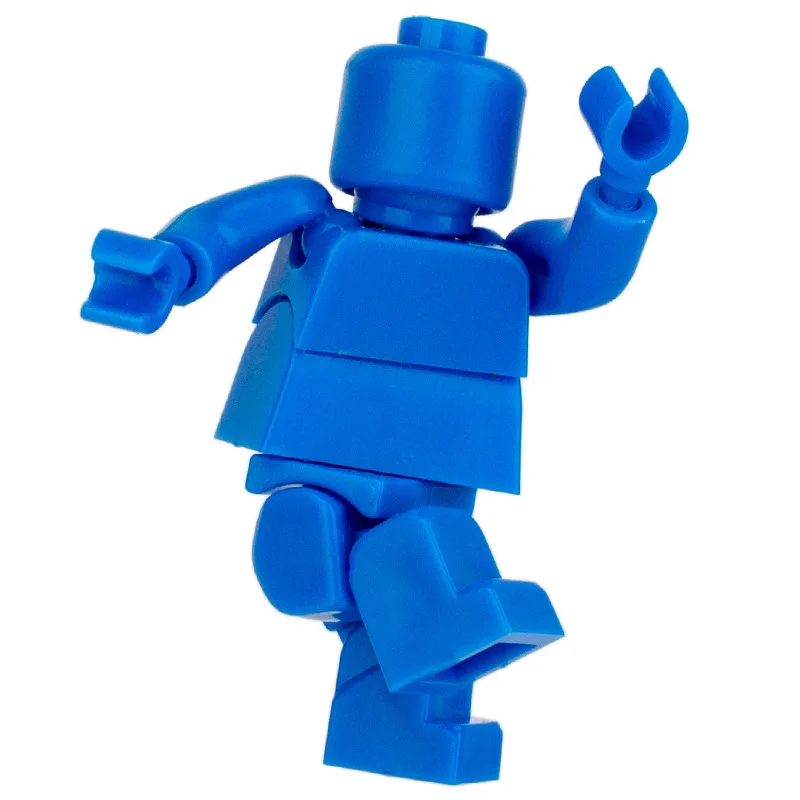 Mehrfarbige Mini-Figuren-Bausteine mit mehreren Gelenken, ultra-bewegliche Drittanbieter-Figurenzubehörteile