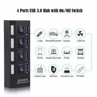 Nworld Multi Ports USB HUB 3.0 4/7 Ports Switches Power Adapter  Computer Accessories USB Splitter 5Gbps PC Accessories 2