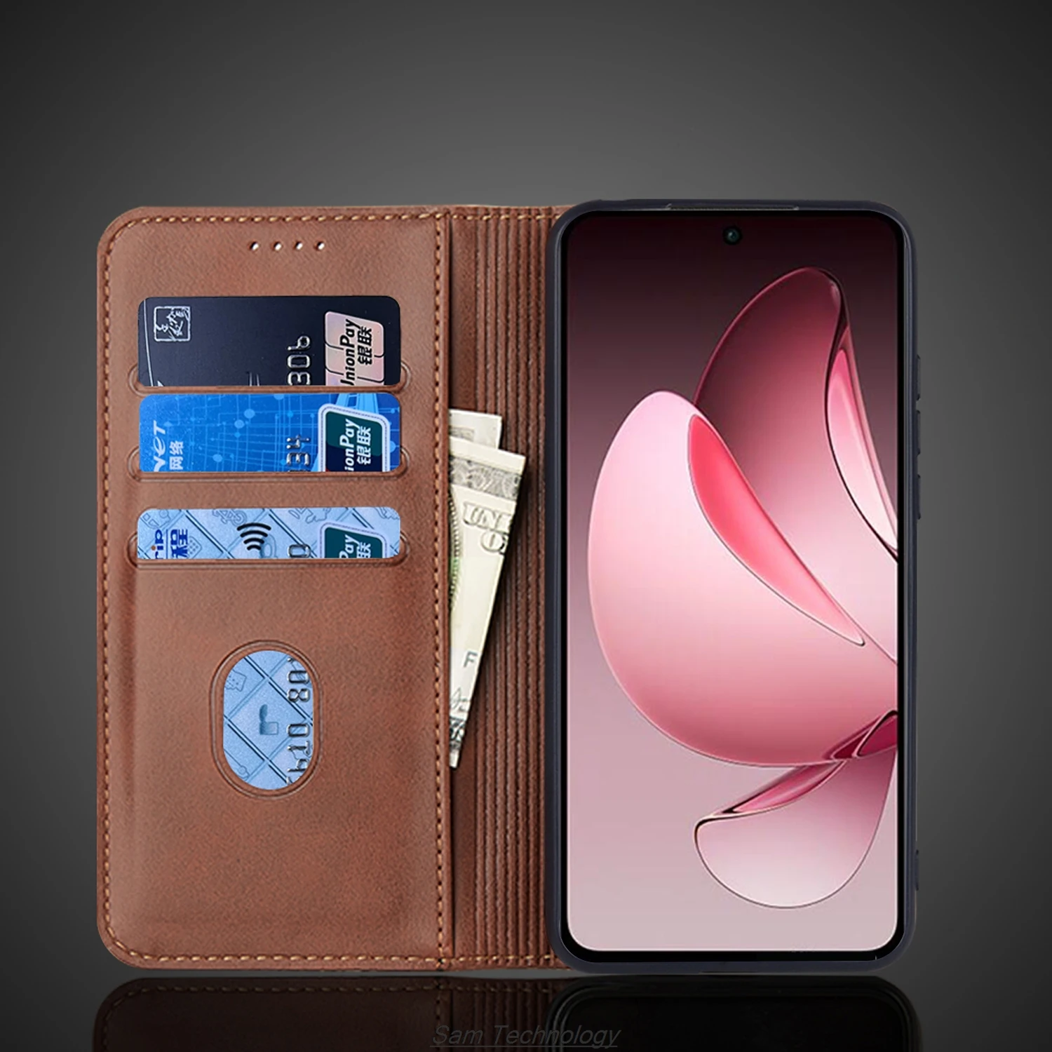 Magnetic attraction Leather Case for OPPO Reno 13F / Reno13 F 4G 5G Holster Flip Cover Case Wallet Phone Bags Capa Fundas Coque 5
