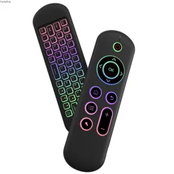 Dual Mode Wireless Air Mouse with Mini Keyboard and Backlight Remote (Black)