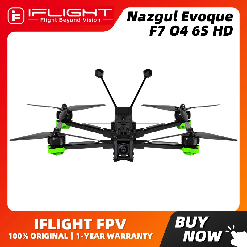 IFlight Nazgul Evoque F7 O4 Pro Дрон Borg Mini F7 FC V1.1 FC Borg 60R 4-в-1 ESC BLITZ Mini M10 GPS FPV дальнего действия thumbnail 2