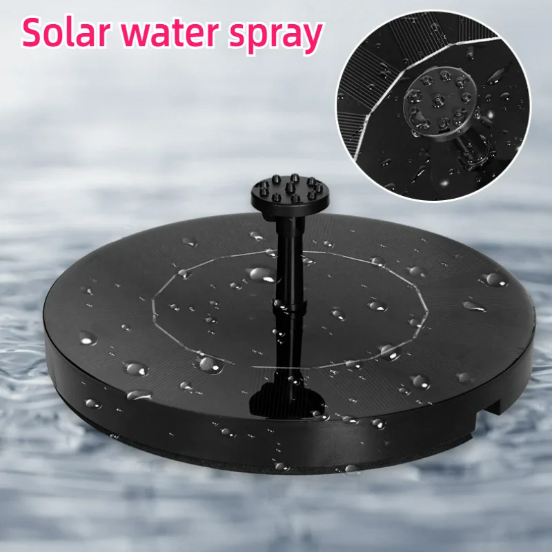Mini Solar Fountain Pool Pond New Waterfall Fountain Garden Supplies Decoration Outdoor Solar Fountain Bird Bath 1W/1.4W