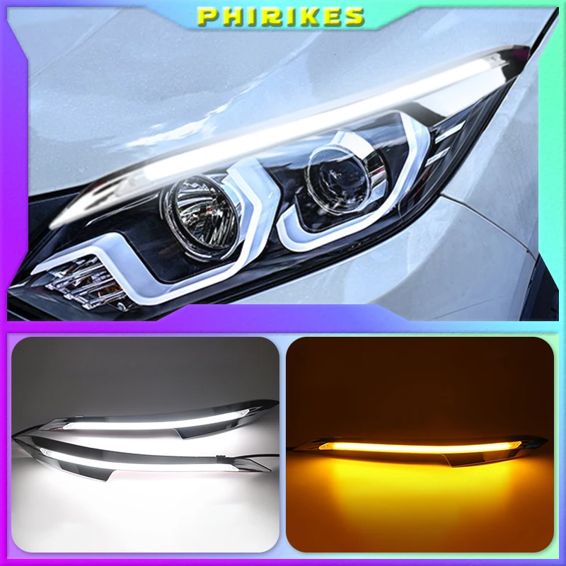 

For Honda HR-V HRV Vezel 2014~2017 No-error Daytime Running Light LED DRL Fog Lamp Driving Lamp Car Styling