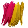 50 PCs/Lot 5" Traditional Kyudo Feather Archery Fletches Real Turkey Feathers Right Wing 6