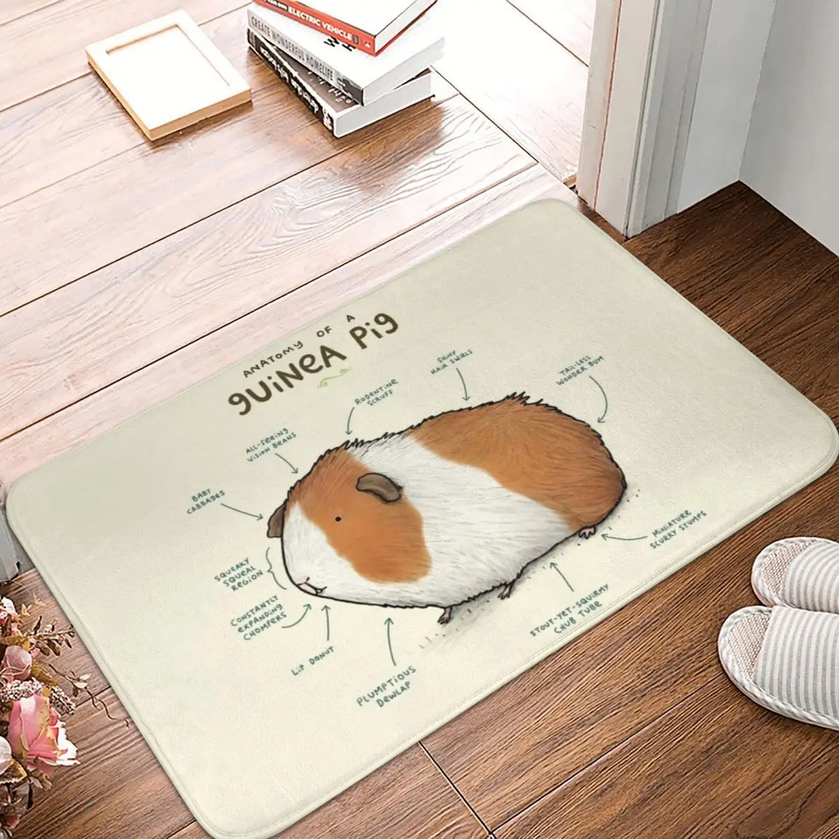 Guinea Pig Doormat Bedroom Entrance Floor Carpet Hallway Rug