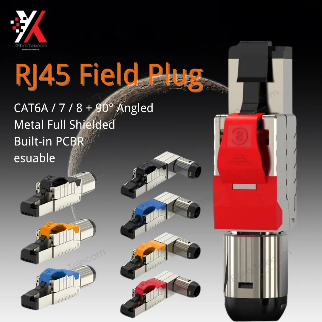 Field Assembly Plug RJ45 Shielded Field Plug Tool, Industrial Ethernet Connector,Easy Metal ...
