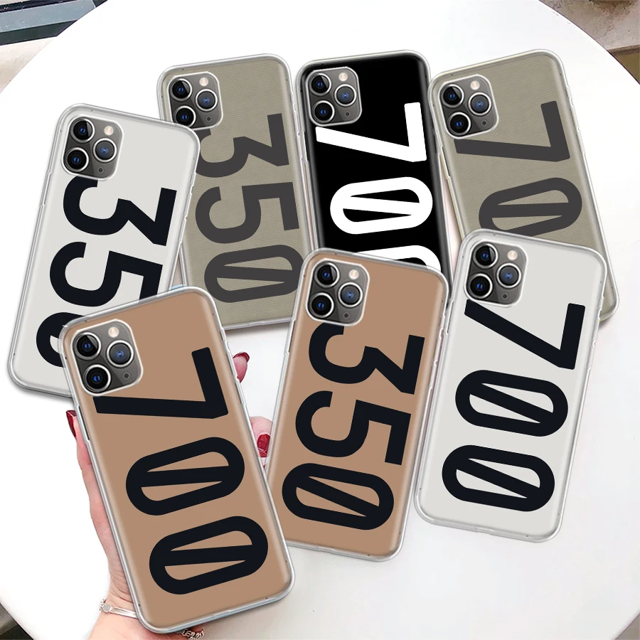 350 700 Custodia Per Telefono Coque Yeezy-Design Per Iphone 11 13 14 Pro Max 15 Ultra 12 Mini 7 Plus 8 + X Xr Xs Se 6S 5S Apple Soft Cover