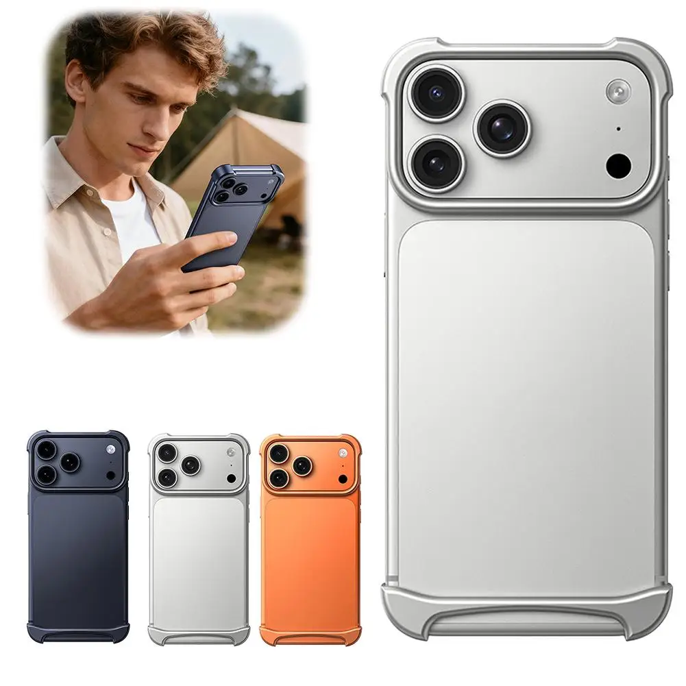 Aluminium Frame Luxury Anti-Fall Metal Protective Case with Heat Dissipation