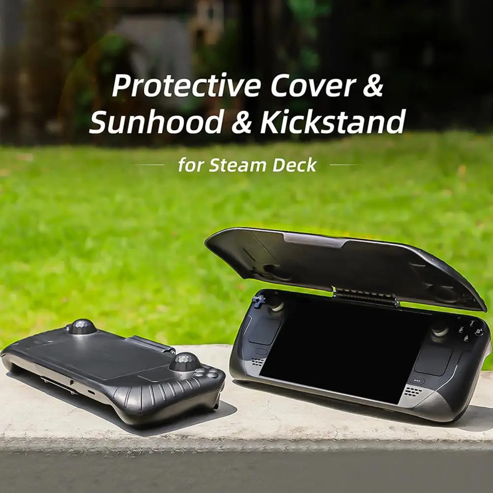 

Upgraded Full Protective Shock-Absorption Anti-Slip With Front Cover Case For Steam Deck 2023