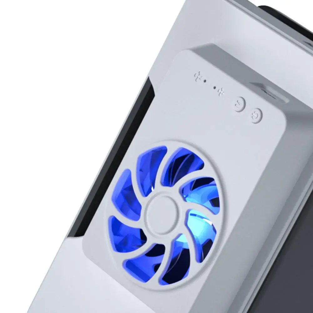스위치 Oled 온도 제어 터보 라디에이터, 휴대용 냉각 선풍기, USB Abs 쿨러 베이스