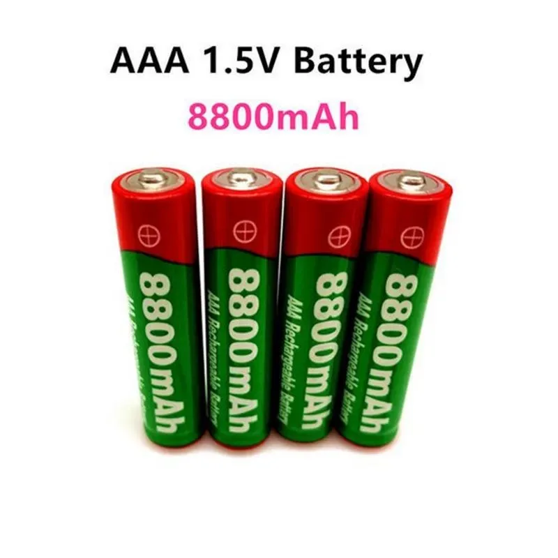 Alkaline 1.5V AAA Rechargeable Batteries, Industrial Grade 1.5V 2-Pack for Remot