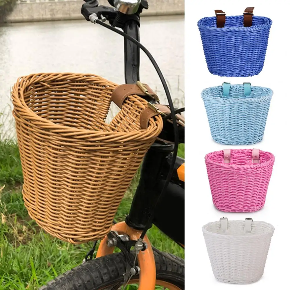Cestino Della Bicicletta Hollow Bambini Bici Triciclo Scooter Storage Manubrio Anteriore Cestino Della Bicicletta In Plastica Ciclismo Cestino Da Equi