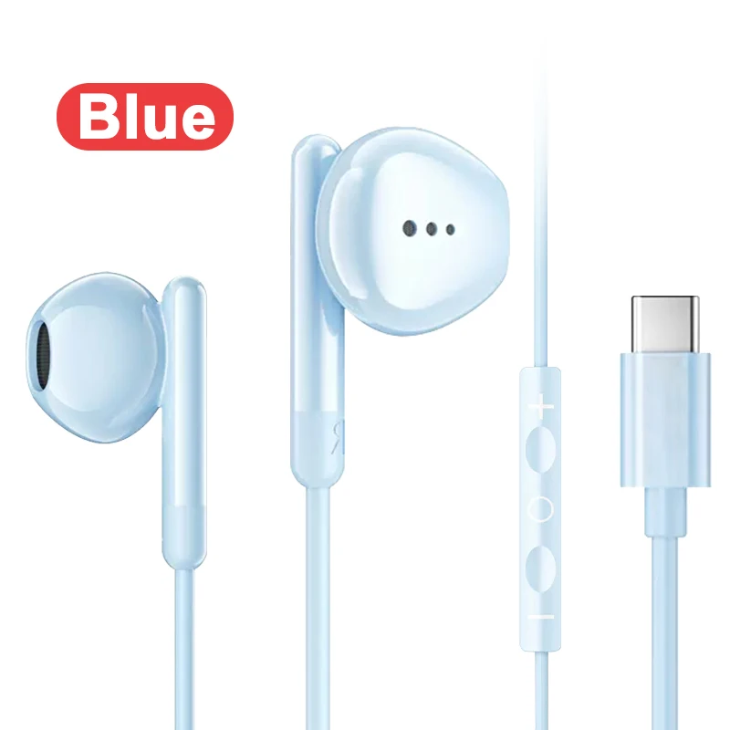USB-C HiFi Bass Stereo Wired In-Ear Headphones