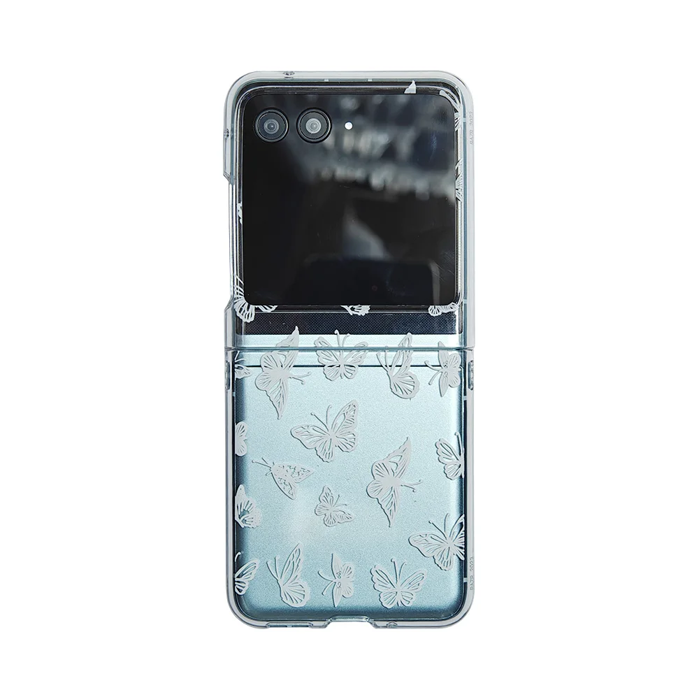 Butterfly Transparent Bracelet Shockproof Hard Cover Case