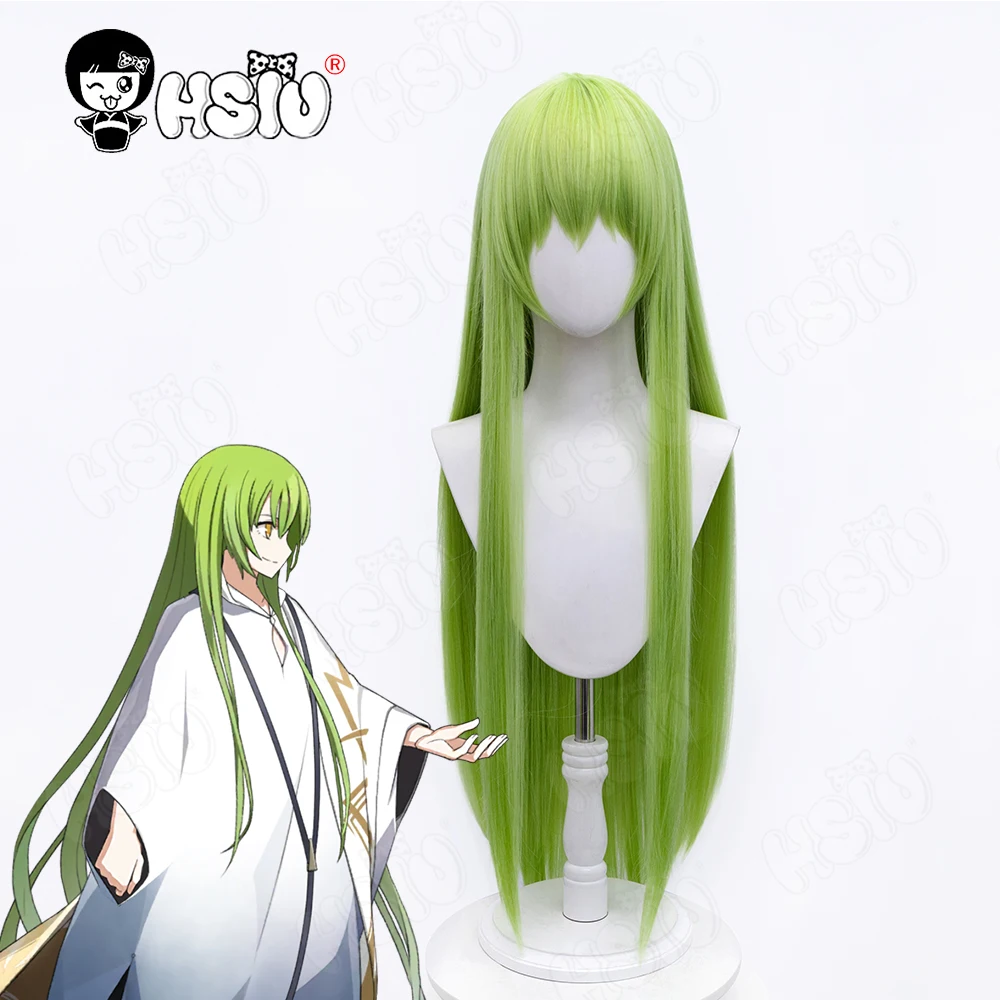 

Enkidu Cosplay Wig Fiber synthetic wig Anime Fate Grand Order Cosplay「HSIU 」Grass green long hair Fate Grand Order Wig