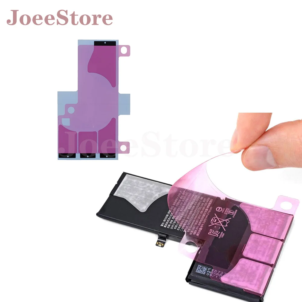100pcs 배터리 접착 스티커 iPhone 15 14 13 12 11 X XS XR 6 6S 7 8 Pro Max Plus 미니 3M 이중 테이프 당겨 여행 접착제 부품