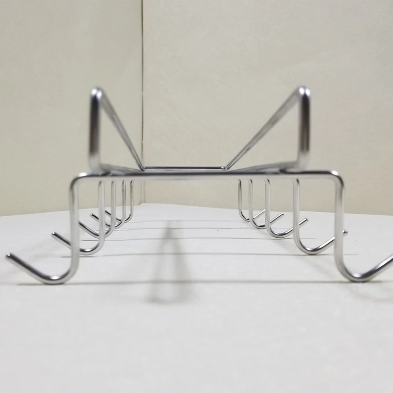 Coffee Mug Holder Kitchen Storage Hook Cabinet Decor Sign Cup Rack Useful Wine Glass Hanger Stainless Steel Punch-free Cup Shelf wine glass rack kitchen spice rack