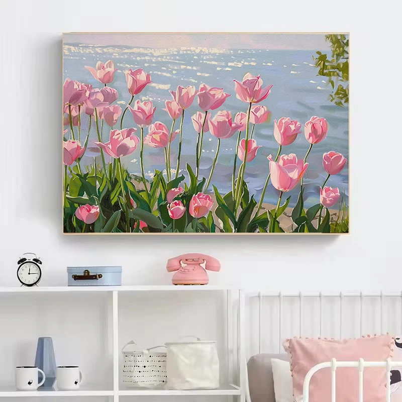 Spring Academy Floral & Fauna Retro Canvas Art Prints - Vibrant Home Decor Collection