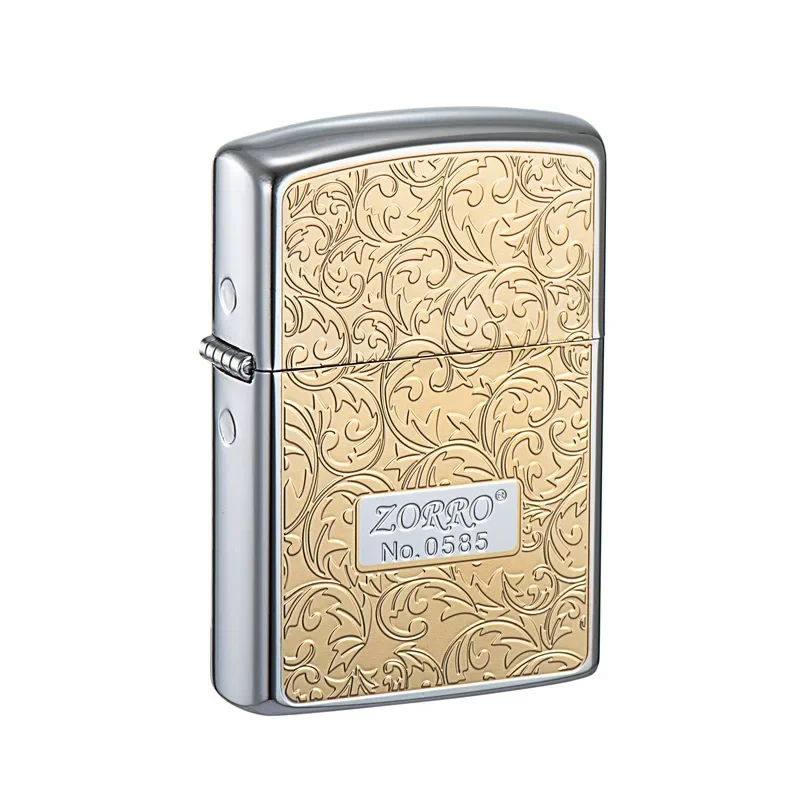 

Zorro dual color Tangcao pure copper shell kerosene lighter