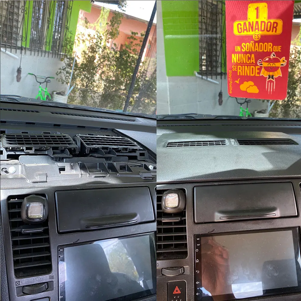 Car Finisher Instrument Panel Cover Front Dashboard Panel Shell Non-Slip Air Conditioner Vent Outlet for Nissan Tiida 2005-2011 4