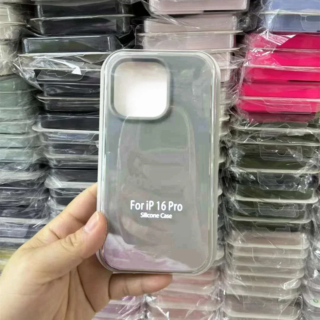 Premium Liquid Silicone Phone Case with Protective Box Cover