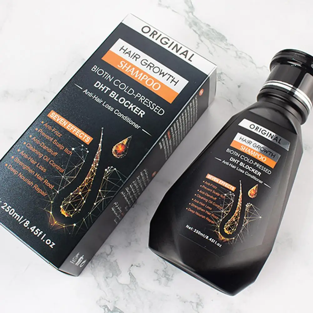 Essential Oil Biotin Cold-Pressed DHT Blocker Hair Conditioner Shampoo Anti-Hair Loss Accessori G9L6