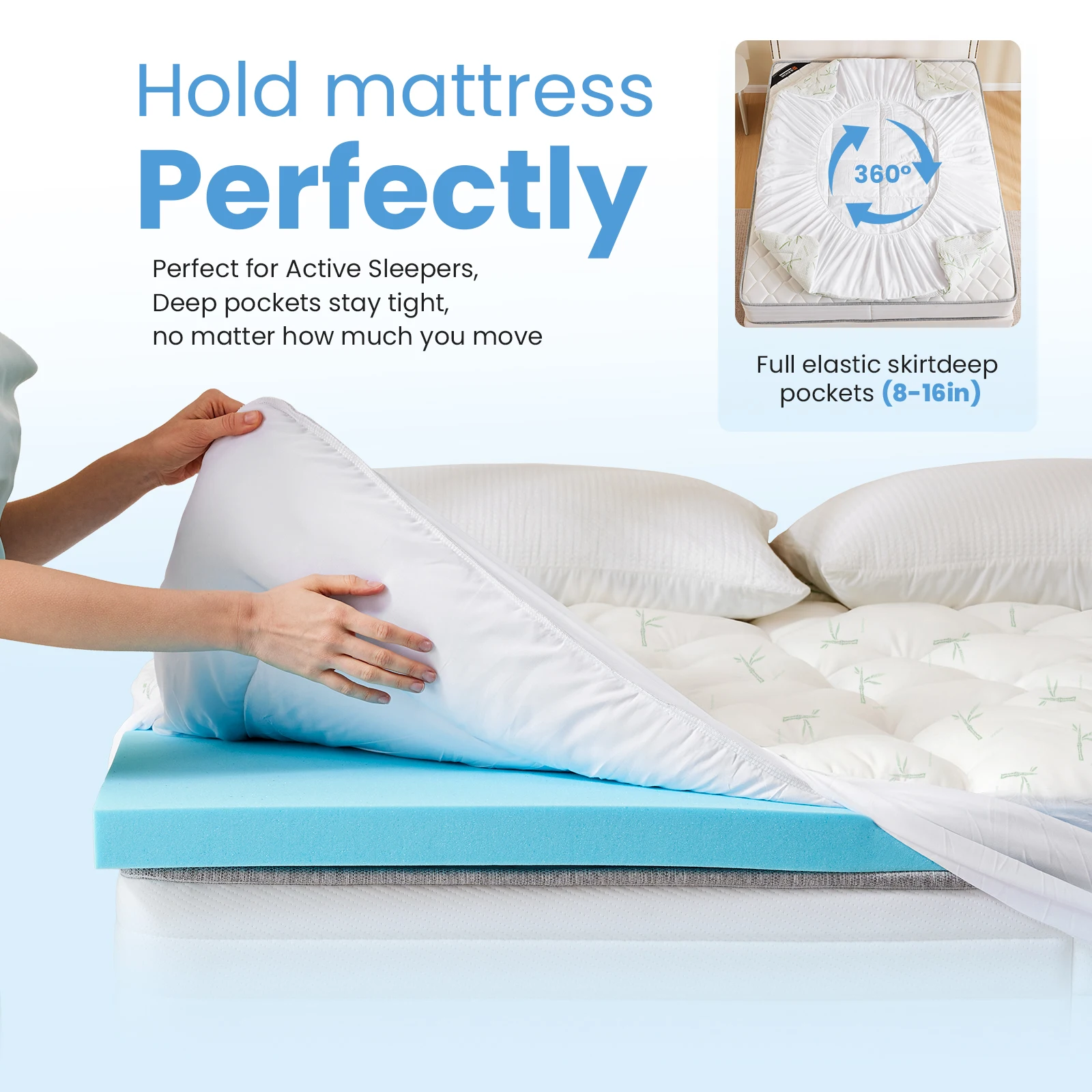 full size mattress topper fit