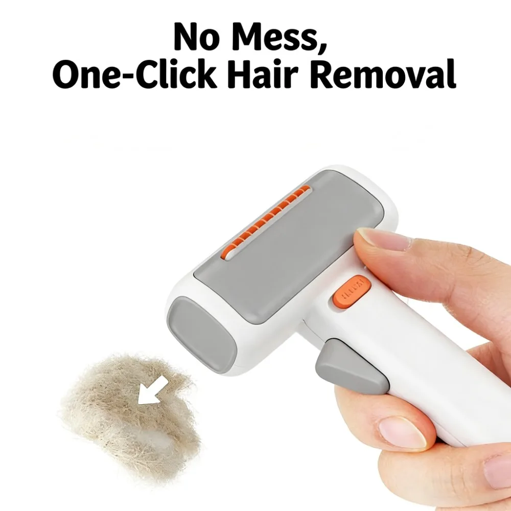 2‑in‑1 Katzenkamm – Dematting & Deshedding Tool