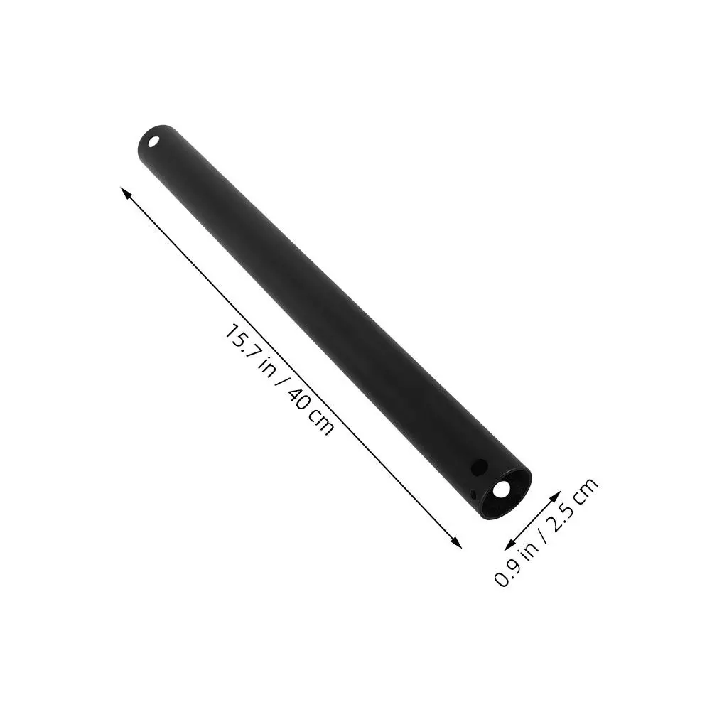 40cm 천장 선풍기 다운로드 연장봉, 팬 조명 키트용, 범용, 견고한 철제 연장봉, 높은 천장용 롱 드롭 로드