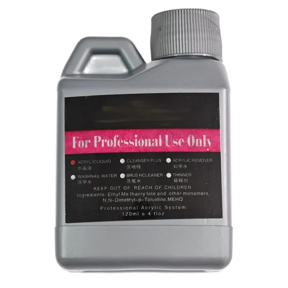 Professional Acrylic Odorless Nail Monomer Oil Bottle Shaped Crystal Liquid Powder Carving Dipping Manicure Supplies 120/75Ml #9 nail powder,nail acrylic liquid,acrylic nail powder,nail kit