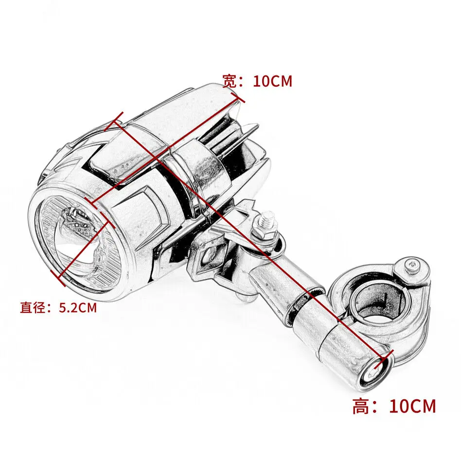 Motorcycle LED Spotlight Headlight Motorcycle LED Fog Lights For BMW R1200GS R12