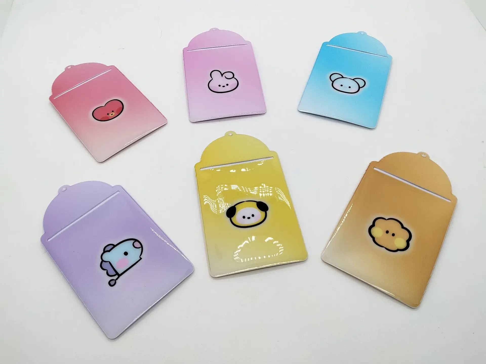 BT21 Koya RJ Shooky Man Chimmy Tata Cooky Kreatives Persönlichkeits-Animations-Kartenset, Sekundäres Cartoon-Aufbewahrungsset, Geschenk – Detail 3