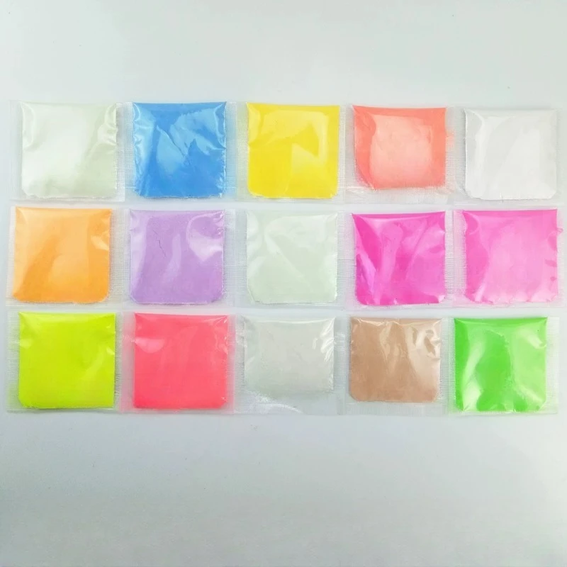 100g 형광 파우더 슈퍼 브라이트 루미너스 파우더 크리스탈 드롭 접착제 나이트 글로우 DIY 예술적 창작 스프레이 인쇄