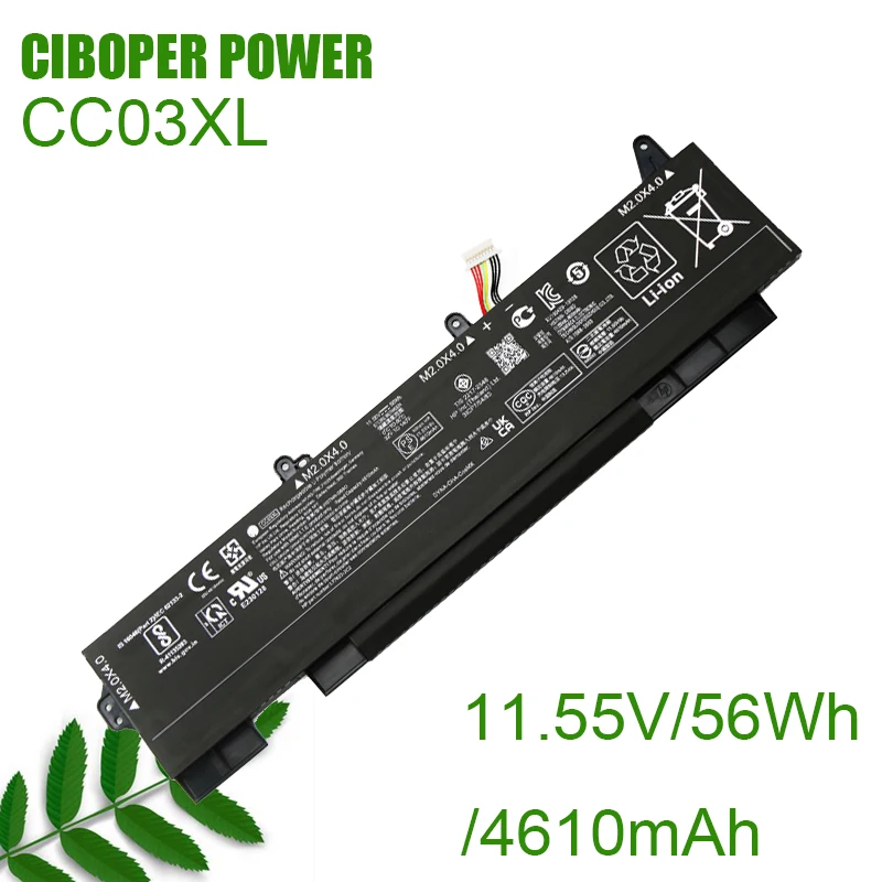 Bateria do Portátil cp para Elitebook Cc03xl 53wh 4400mah 830 835 840 845 g7 Hstnn-lb8q Ib9h B9f L776061c2 421 L7855005 - Imagem 5