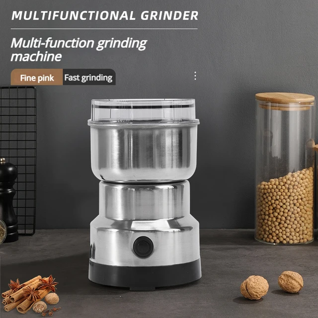 Moulin à café électrique pour la maison, broyeur de grains, mélangeur  d'épices, broyeur de grains, machine de cuisine multifonctionnelle, kg -  AliExpress