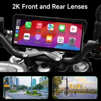 8.1'' Motorcycle Portable GPS Navigation Wireless Carplay Android Auto IPX8 Waterproof Motorcycle 2K HD Touch Screen Display - Image 4