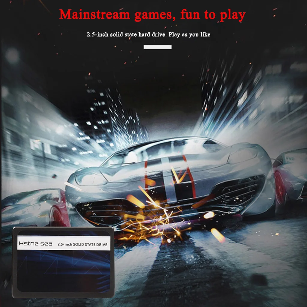Hste Sea 내장 데스크탑 노트북 컴퓨터, 고속 솔리드 스테이트 드라이브, SATAIII SSD, 2.5 인치, 120GB, 500 MB/S