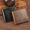 Men Inserts Foldable Wallets Picture Coin Slim Purses Business Money Credit ID Cards Holders Vintage Protection Capacity Bags 1