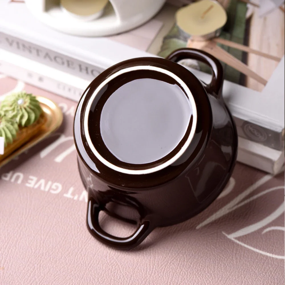 280/300ml Fondue Cup Melting Pot, Melting Fondue Bowl Set for Cheese Chocolate Butter Caramel