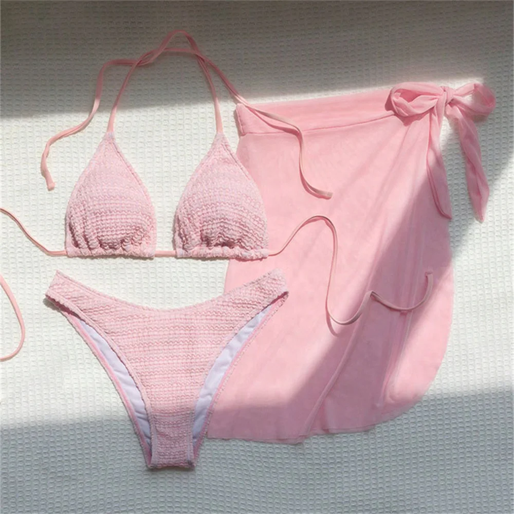 3pcs pink cover ups