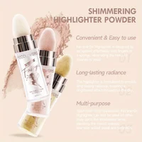 Fairy Powder Highlighter Stick, Shimmer Contour Blush Powder Contour Shading Glitter, Contour Brightening Makeup Highlighter 2