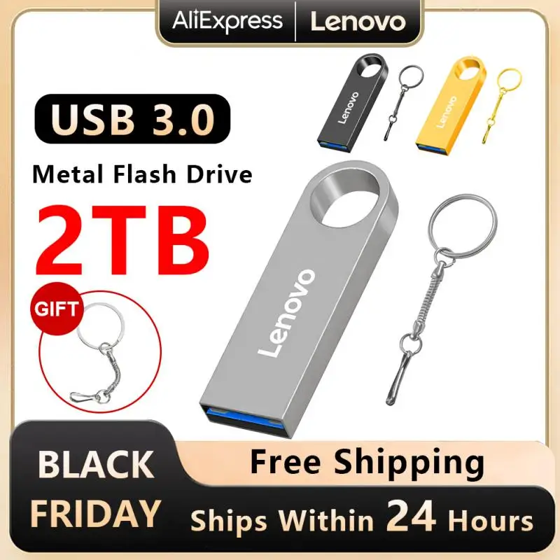 Lenovo Pen Drive 2Tb Usb 3.0 Flash Drive 1Tb Pendrive Memory Stick Type-C Micro Usb Stick Per Scheda Video/Mini Fotocamere/Ps Vita